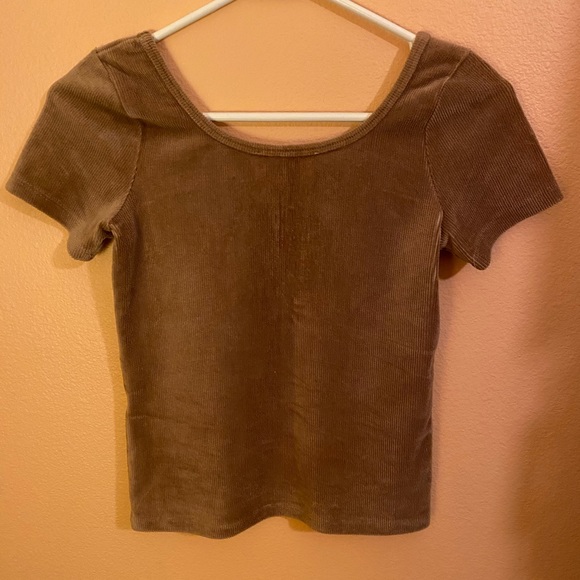 Hollister Tan Corduroy Shirt - Picture 2 of 8
